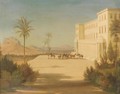 An ancient Greek palace - German School