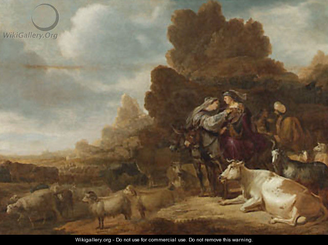 The Parting of the Family of Abraham from the Family of Lot - Gerrit Claesz Bleker