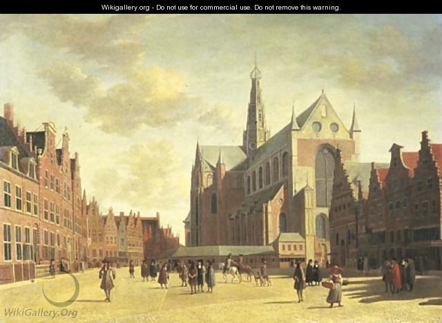 A view of Haarlem with St. Bavo