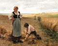 Harvesting the fields - Georges Laugee