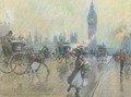 A busy Westminster bridge, London - Georges Stein