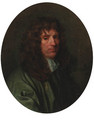 Portrait of a gentleman, bust length, in a green coat and white lace collar - Gerard Soest