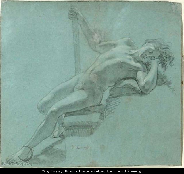 Study of a male nude, said to be Endymion - Gerard de Lairesse