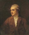 Portrait of the Hon. Charles Francis Greville, half-length, in a brown coat and white necktie - George Romney