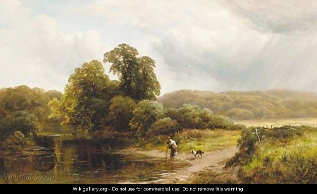A ford on the Trent near Kings Mill - George Turner