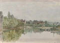 Reflections on the river at Aldeburgh, Suffolk - Henry Robert Robertson