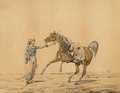 An Arab horse in a landscape - Henry Thomas Alken