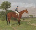 White Crest with jockey up - Henry Stull