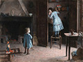 Children in an interior - Henri-Jules-Jean Geoffroy (Geo)