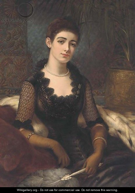 A portrait of Mrs James Alexander - Herbert Sidney
