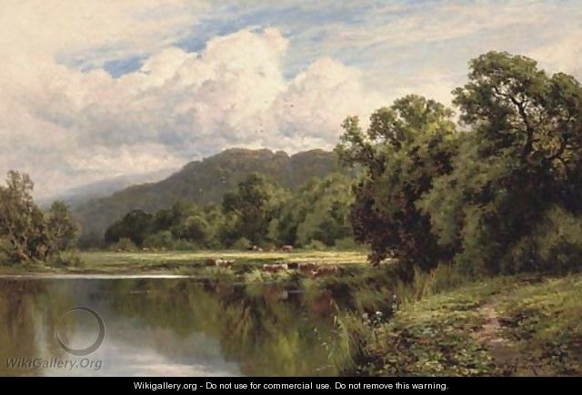 Sleeping waters near Henley on Thames - Henry Hillier Parker