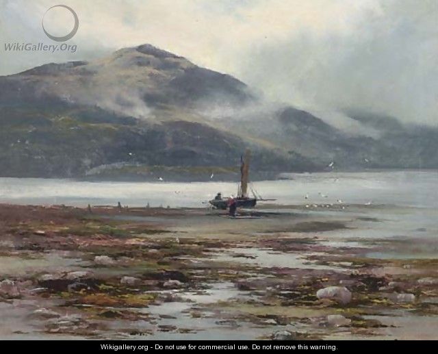 Waiting for the tide, Barmouth - Henry Hadfield Cubley