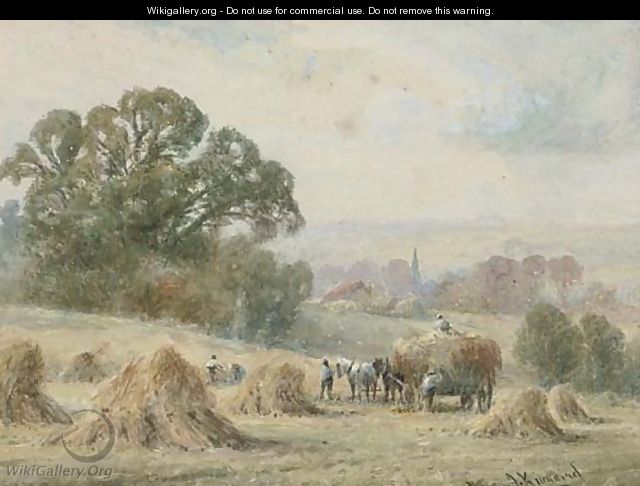 Harvest time, Devon - Henry John Kinnaird