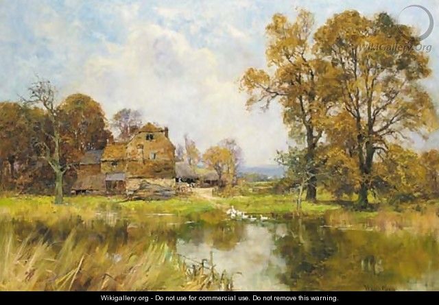 The farm pond - Henry John Yeend King