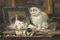 The first drawing lesson - Henriette Ronner-Knip