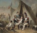 In Napoleon's camp awarding a medal - Hendricus Engelbertus Reijntjens