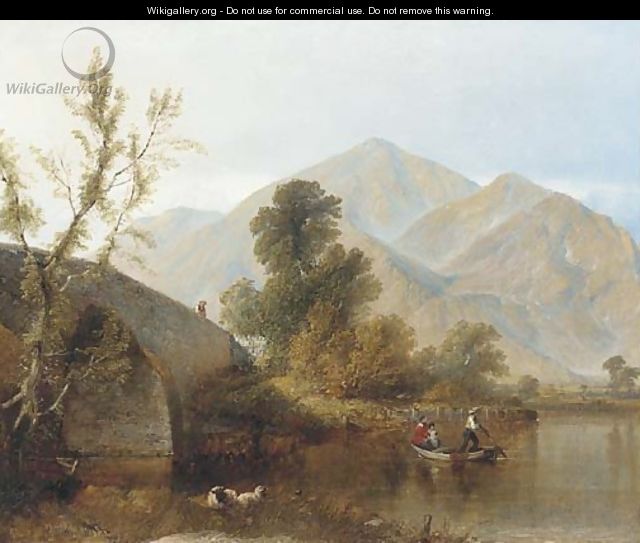 A peaceful day on the river - Henry Thomas Dawson