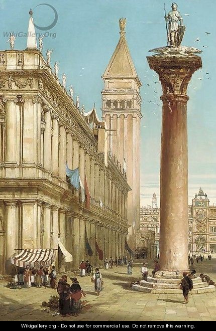 The Piazzetta, Venice - Henry Courtney Selous