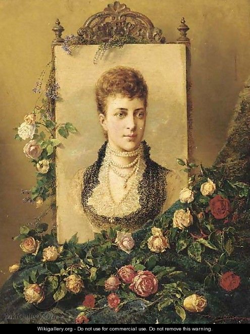 A portrait of Princess Alexandra - Henry Campotosto
