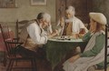 Concentrated on a game of draughts - Henry Spernon Tozer