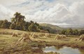 A Surrey cornfield, Betchworth - Henry Hillier Parker