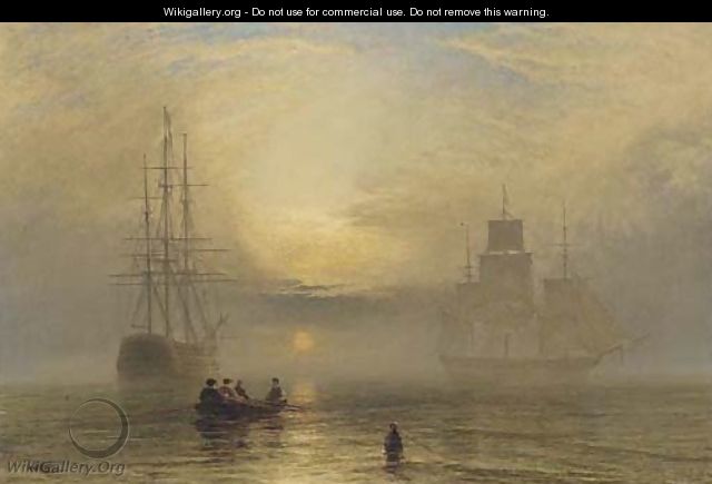 Sunrise in a mist - Henry Thomas Dawson