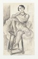 Danseuse au tabouret, from Dix danseuses - Henri Matisse