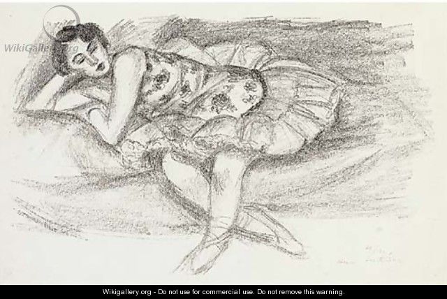 Danseuse au Divan pliee en deux, from Dix Danseuses - Henri Matisse