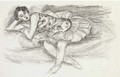 Danseuse au Divan pliee en deux, from Dix Danseuses - Henri Matisse