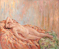 Une femme nue allongee - Henri Lebasque