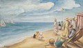 Sur la plage - Henri Lebasque