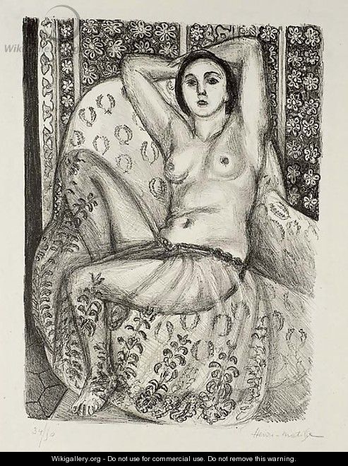 Odalisque assise aAA  la Jupe de Tulle - Henri Matisse