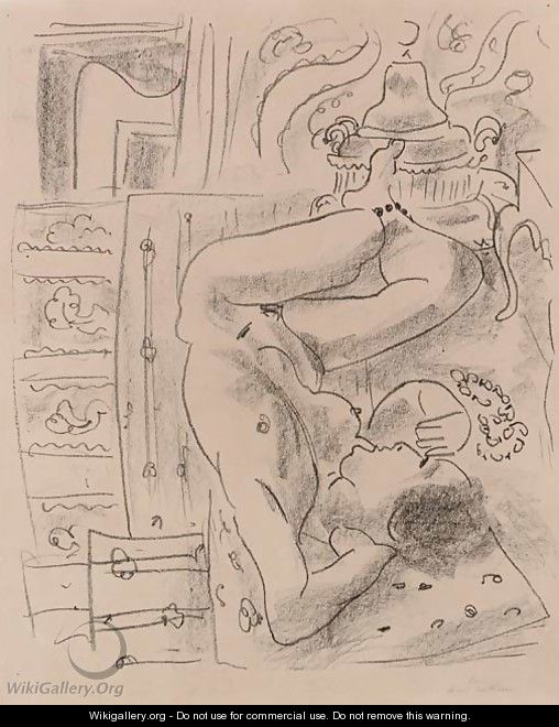 Nu renversee au brasero - Henri Matisse