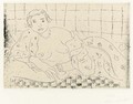 Nu couche, Sol en Damier - Henri Matisse