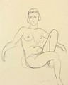 Nu assis les Bras etendus - Henri Matisse