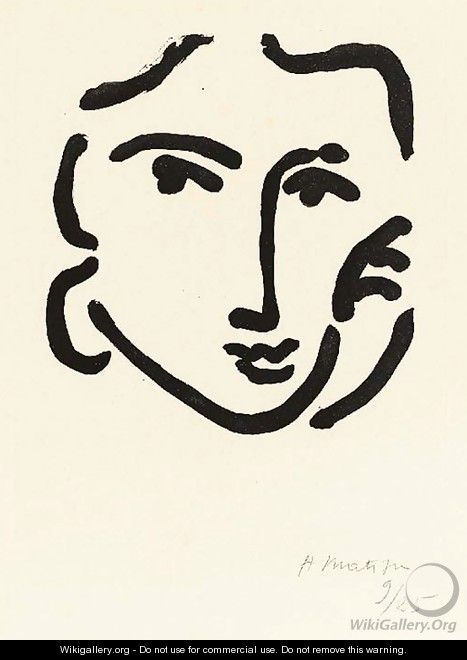Nadia au Regard serieux - Henri Matisse