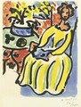 Marie-Jose en robe jaune - Henri Matisse