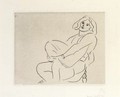 Jeune Femme enserrant son Genou gauche - Henri Matisse