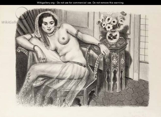 Hindoue a la Jupe de Tulle - Henri Matisse