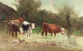 Watering cows - Henri Schouten