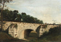 The old bridge - Henri-Joseph Harpignies