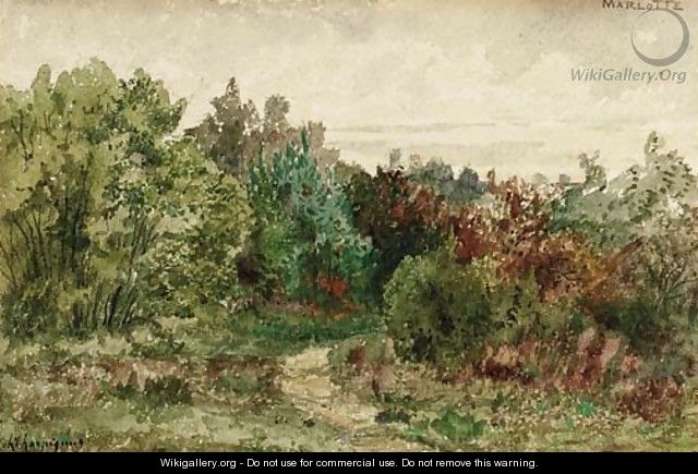 Paysage a Marlotte - Henri-Joseph Harpignies