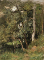 A thick forest - Henri-Joseph Harpignies