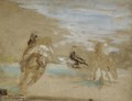 Partie de polo - Henri De Toulouse-Lautrec