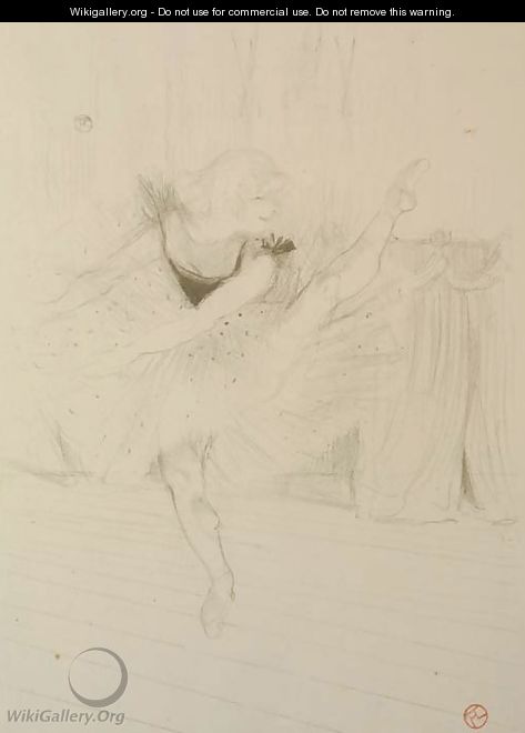 Miss Ida Heath, danseuse anglaise - Henri De Toulouse-Lautrec