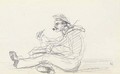 Marin ecrivant - Henri De Toulouse-Lautrec