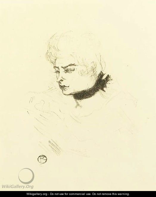 Mademoiselle Pois Vert - Henri De Toulouse-Lautrec