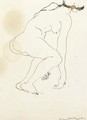 Bending Nude - Henri Gaudier-Brzeska