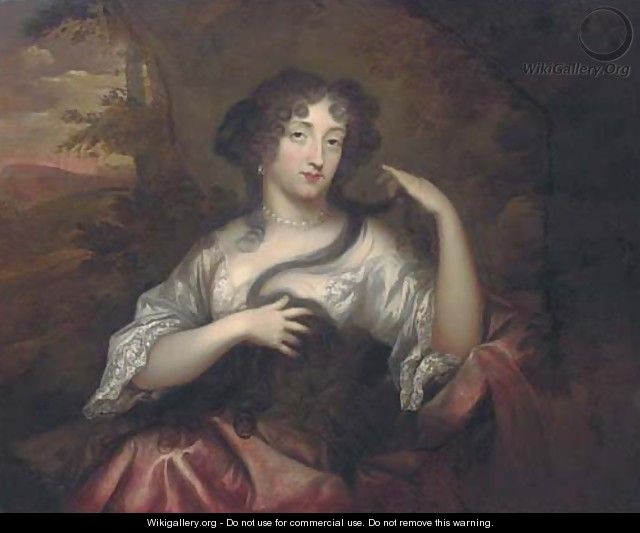 Portrait of Hortense Mancini, Duchess of Mazarin - Henri Gascars