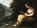 A young lady reading - Ignace Henri Jean Fantin-Latour
